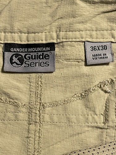 Pantalones cortos de carga convertibles Guide Gear para hombre con cremallera talla 36x30 (medida 38,5 x 10) - Imagen 3 de 4