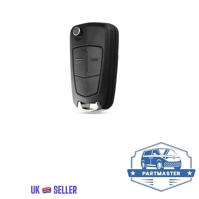 PARTMASTER 2 BUTTON FLIP REMOTE FOB COVER KEY CASE SHELL FOR VAUXHALL/OPEL CORSA/ASTRA