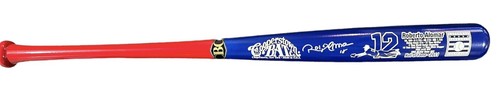 Blue Jays Hall of Famer Roberto Alomar Custom Cooperstown Signed Bat w/ JSA - Picture 4 of 4