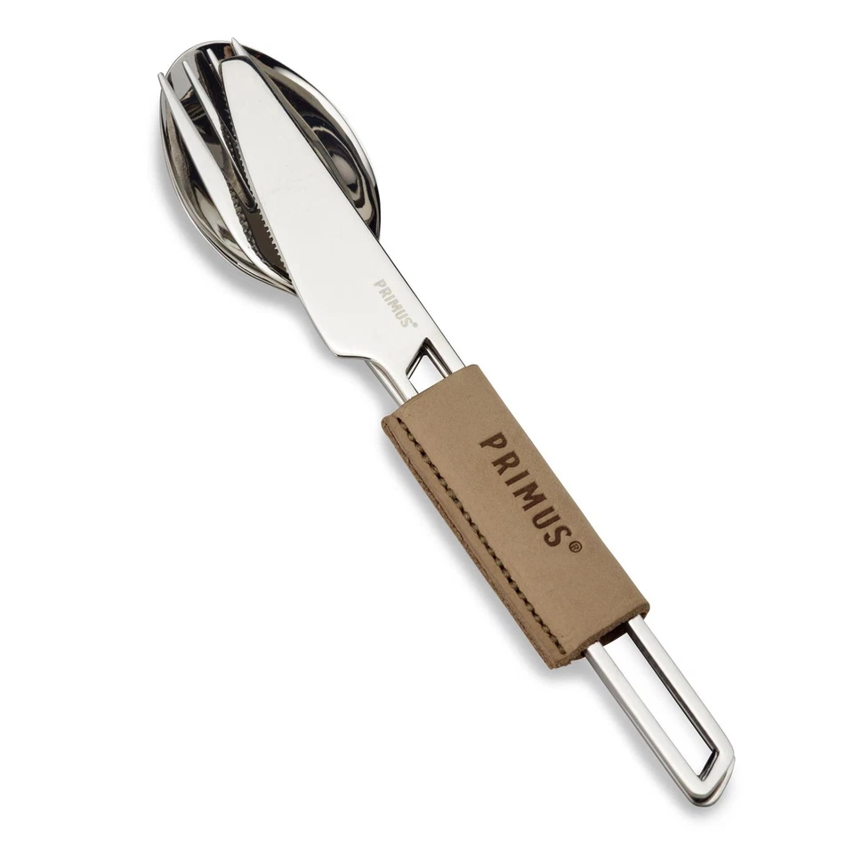Primus CampFire Cutlery Set lightweight stainless steel camping hiking utensils - Image 2 of 4