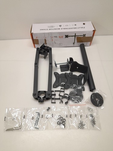 ACT SOHO AC8303 Support Pour écran 3 écrans Jusqu'à 27" VESA 75/100 Mm Bras De Moniteur Réglable En Hauteur Pour Le Bureau Inclinable 180° Pivotant à 360° Rotation à 360° Poids Max