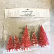 Dept 56 Village Accessories Candy Base Trees Set Of 5 6009825