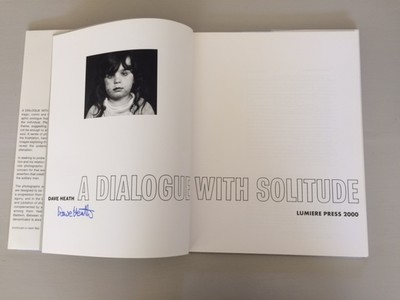 A Dialogue with Solitude by Dave Heath, Author Signed, Lumiere
