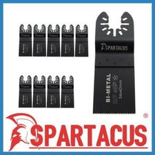 10 x Spartacus 34mm x 40mm BiM Multi Tool Multitool Plunge Metal Cutting Blades