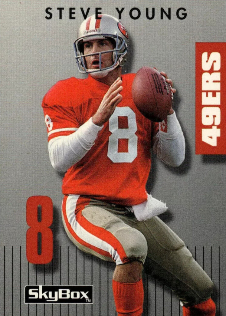 1992 Steve Young SkyBox Prime Time #099-MT