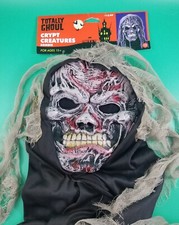Totally Ghoul Crypt Creatures Halloween Zombie Mask Costume NOS KMart