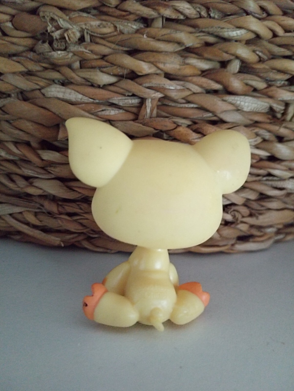 LITTLEST PETSHOP LPS #1044 HASBRO COCHON D'INDE BEIGE ET MARRON YEUX BLEU GRIS