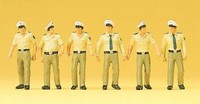 Preiser 10340 H0 Polizisten 6 Figuren Neu Ovp +