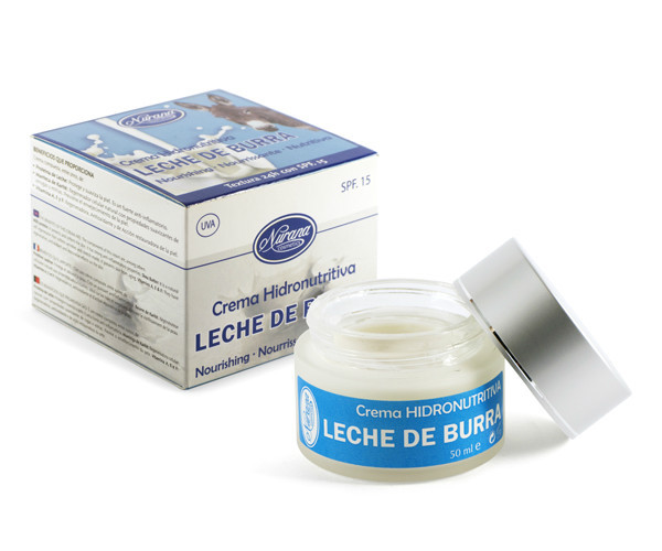 Nurana Leche De Burra (Donkey Milk) Crema Hidronutritiva 50 ml SPF.15 ⭐⭐⭐⭐⭐