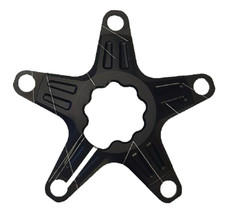 ROTOR Spider für 3D, 3D24 Kurbeln BCD/Lochkreis 110mm 5Loch, schwarz glänzend