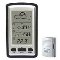 Hopcentury Wireless Weather Station Indoor Outdoor Garden Thermometer With Lcd Hopcentury Wireless Weather Station Indoor Outdoor Garden Thermometer With Lcd