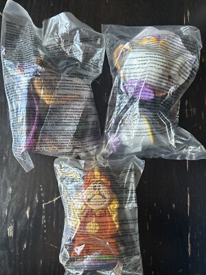3 neue McDonalds Happy Meal Disney 2002 Spielfiguren Die Schöne und das Biest Mrs Potts