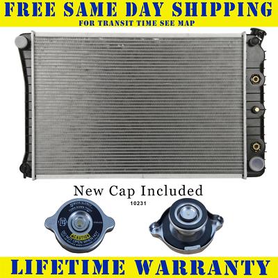 Radiator With Cap For Chevy Fits Blazer Monte Carlo K10 Lesabre Regal 161WC