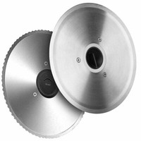 2Er-Set Ersatzklingen FüR Allesschneider ASM-100, Edelstahl, Ø 19 Cm
