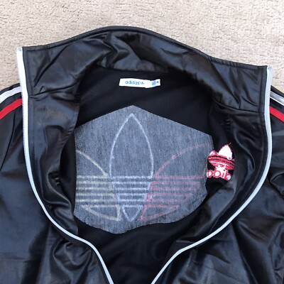 adidas - アイルランド代表 1992 半袖 新品タグ付き Original Retro 90's Adidas Jacket All Black With 3 Stripes