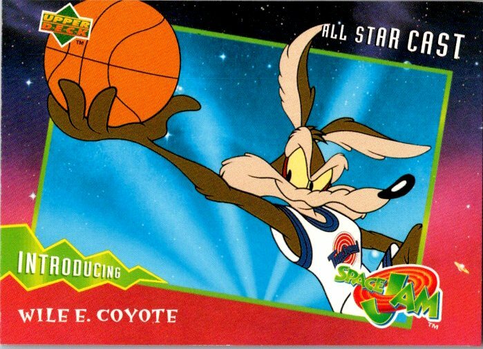 Space Jam 1996 UD Warner Bro.'s All Star Cast Introducing Wile E