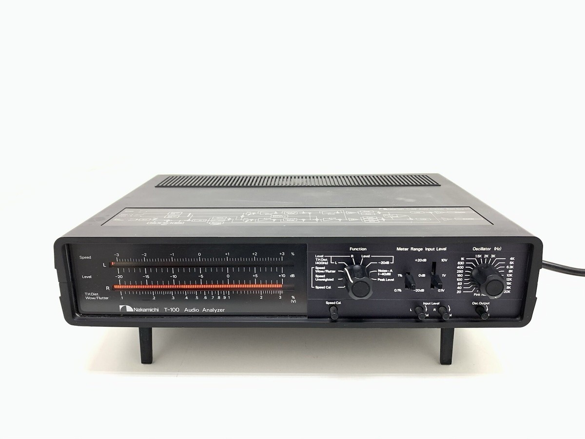 Nakamichi T 100 Professional Stereo Audio Analyser Vintage 1981