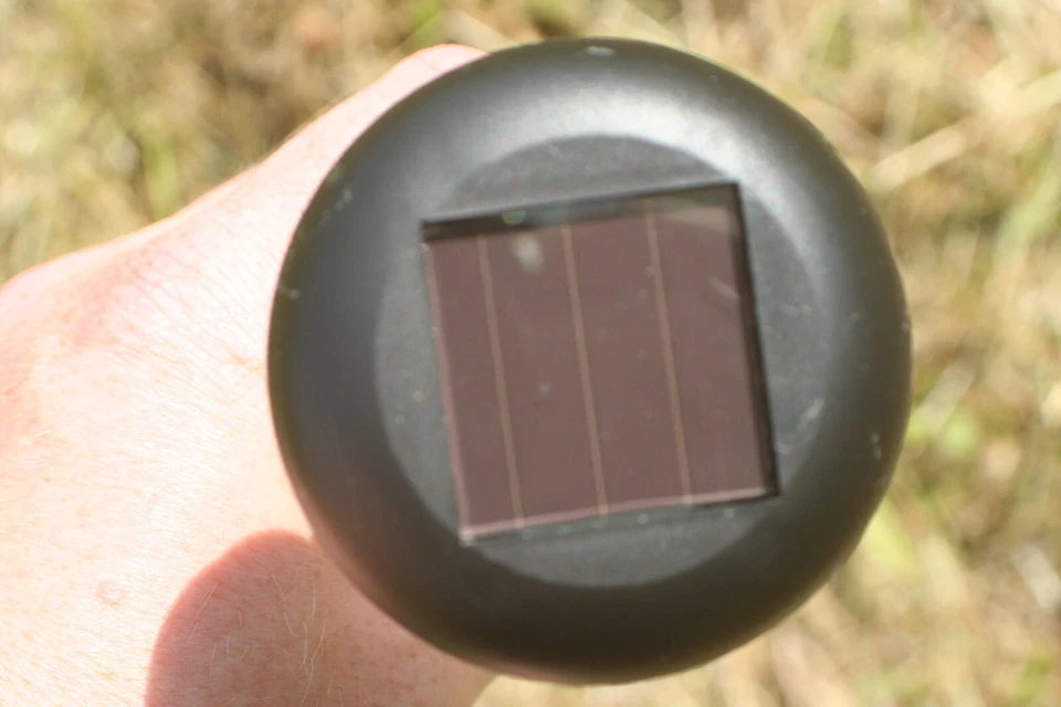 Solar Thermometer Außen °C F Gartenstecket Stecker Akku LED - Bild 4 von 4