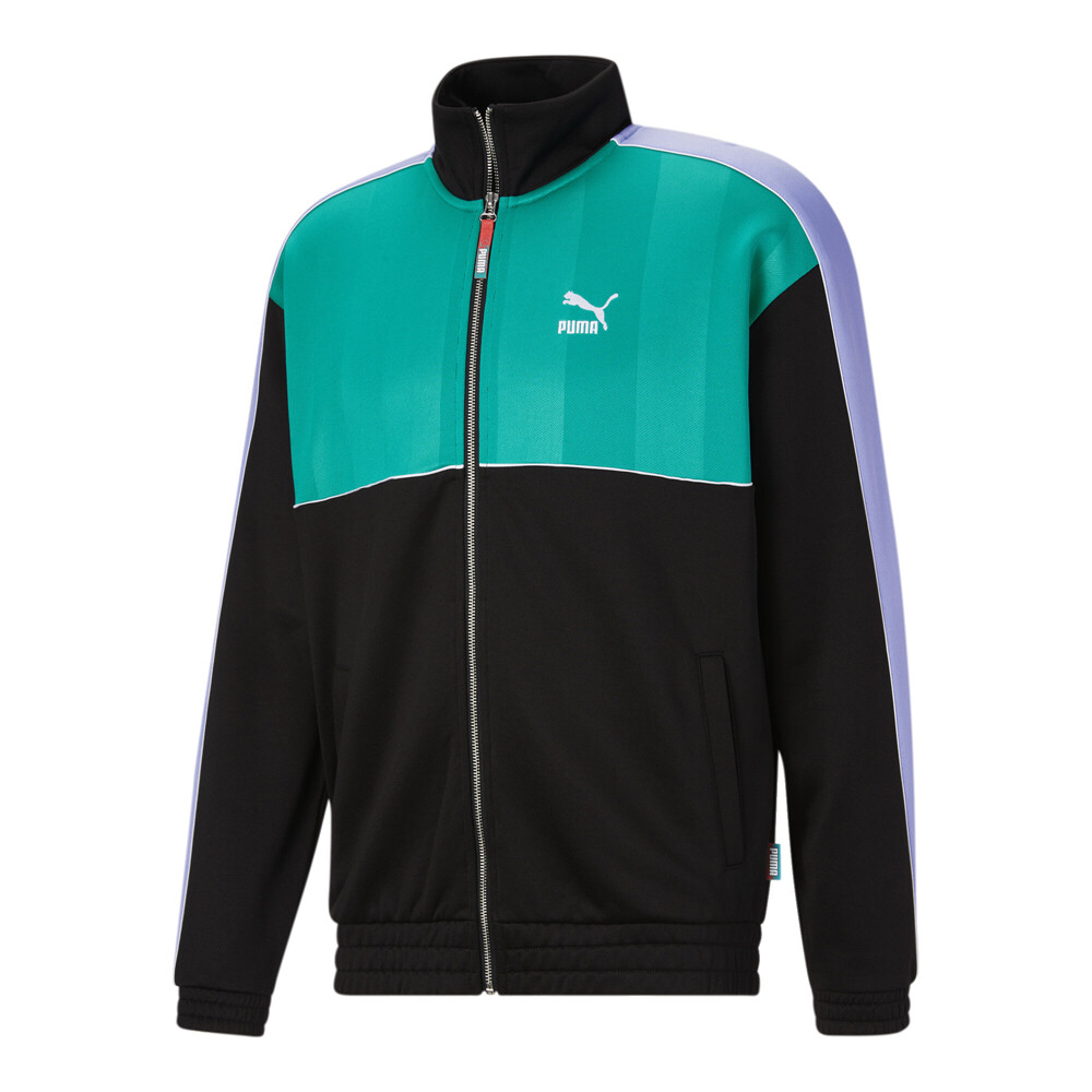 Puma Fandom T7 Жаккардовая спортивная куртка на молнии, мужская повседневная спортивная куртка размера XXL