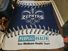 New Orleans Zephyrs Minor League MLB Blanket People's Health Used Condition 