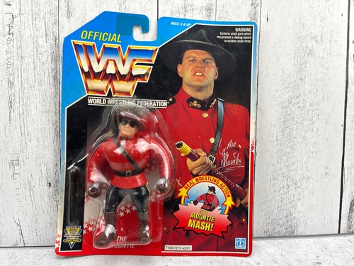Vintage Hasbro WWF WWE The Mountie Wrestling Actio...