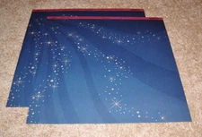 Reminisce Disney Magic 12x12 Shimmer w/Glitter Sparkles Paper(2) ~ Sparkle Wave