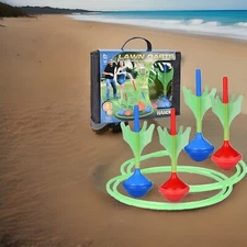 Lawn Darts Game – Glow in the Dark, Outdoor Backyard Toy for Kids & Adults | Fun