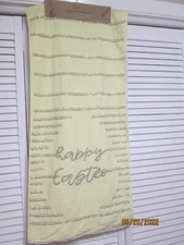 Hopper's Lane Happy Easter Beaded Table Runner  16" X 72" New