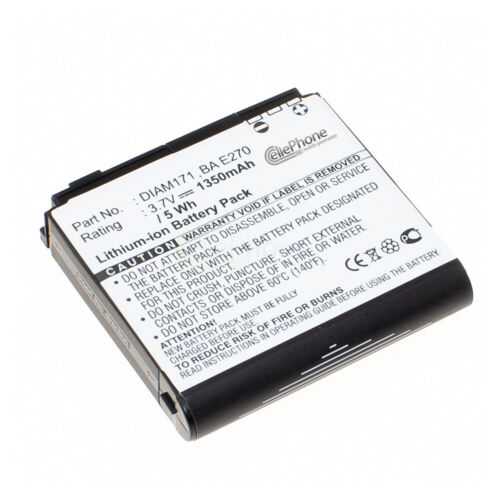 Batería de iones de litio de 3,7 V para AT&T Fuze - Dopod S900c Touch Pro - E-Mobile E30T BTR6850B - Imagen 1 de 2