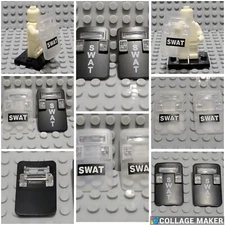 Accessories - Police SWAT Shields for Lego Minifigures - Weapon