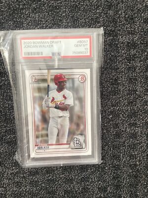 2020 Bowman Draft 1st Bowman Jordan Walker BD57 PSA 10 Gem Mint