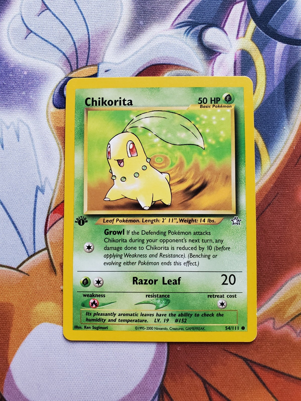 Pokemon Neo Genesis - Chikorita - 54/111 - common 1st Edition NM