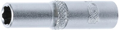 BGS STECKSCHLÜSSEL-EINSATZ SUPER LOCK, TIEF, INNENVIERKANT 6,3MM (1/4''), SW 7MM