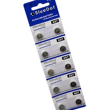 Whoesale 10pcs New AG7 395A LR927 LR57 SR57 SR927SW Button Cell Coin Battery
