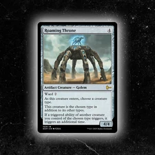Roaming Throne - Custom Magic: The Gathering Card - High-Quality