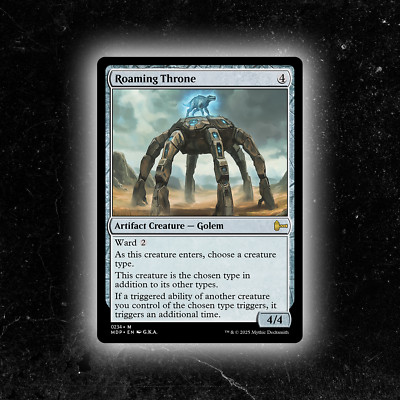 Roaming Throne - Custom Magic: The Gathering Card - High-Quality