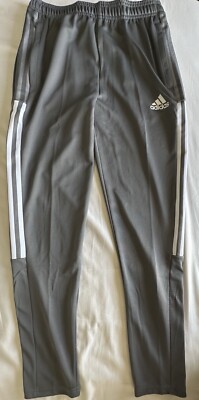 Adidas Tiro 21 Track Soccer Pants Gray /White GM7384 Youth Sz: XLarge
