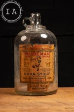 Antique Weideman Lemon Soda Syrup 1 Gallon Jug
