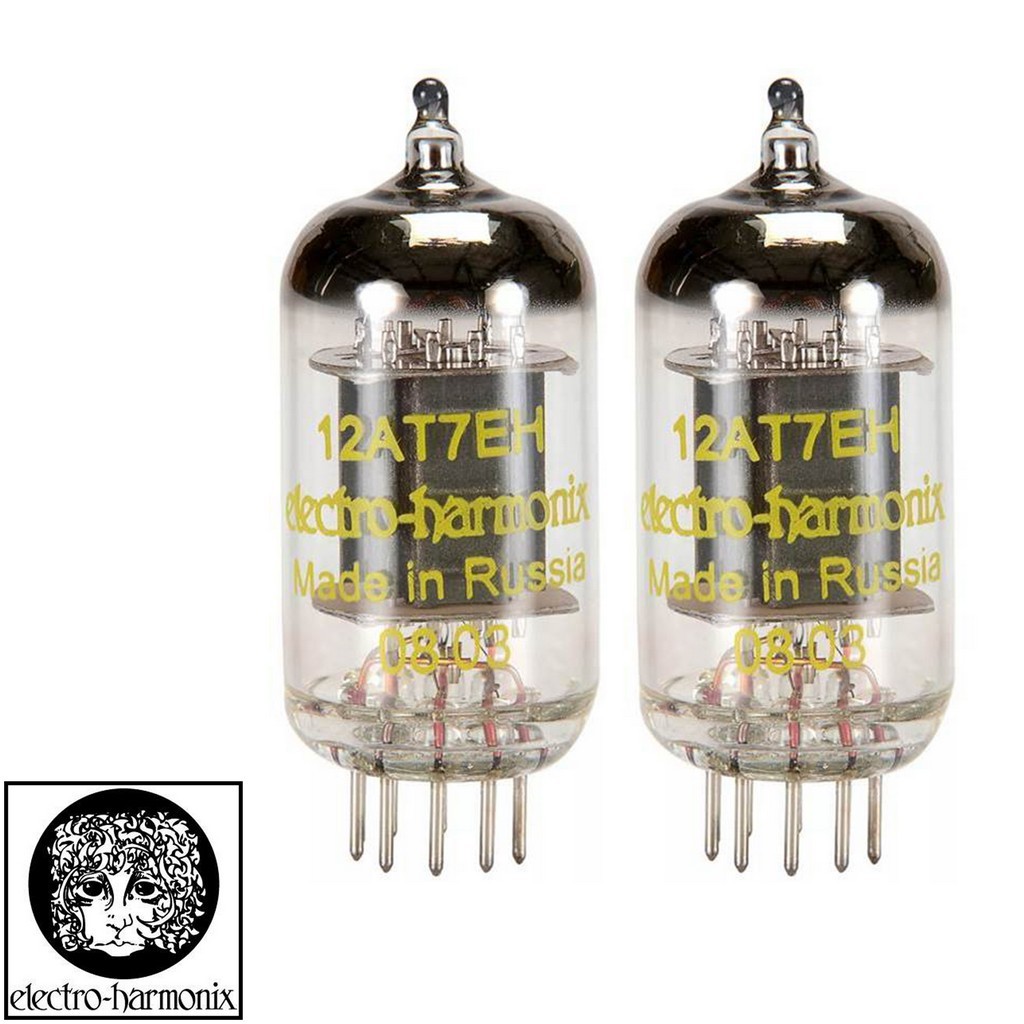 ギター LeeCustomAmplifire 12AU7 TubeBuffer G.E.C. B329 ECC82 12AU7 Matched Pair 14mm Short Plates