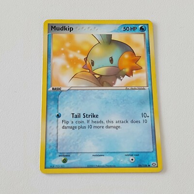 POKEMON / CARD - MUDKIP - 56/106 - EX EMERALD - 2005