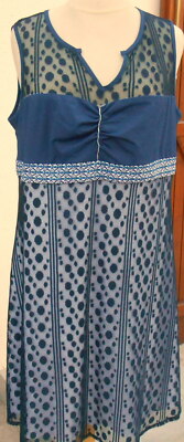 Kleid * Mode gehört Ihnen * LMV Gr. 44 Modell 2 POIS marine neu etq PROMO