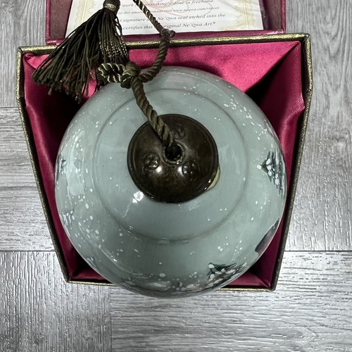 Ne’Qwa Art Ornament Merry Snowmen 7201118 Emma Leach Precious Moments 2019 COA - Picture 9 of 22