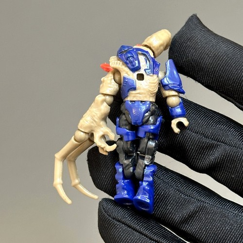 5x Rare Mega Construx Halo 2 Flood Combat Form Covenant Elite (Dark Blue) Figure - Picture 3 of 7