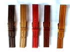 Sell a lot genuine leather mix watch strap band 20mm ,100pcs=100$