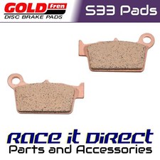 Bremsbel&auml;ge f&uuml;r Kawasaki KX 250 F 2004-2023 hinten Goldfren S33