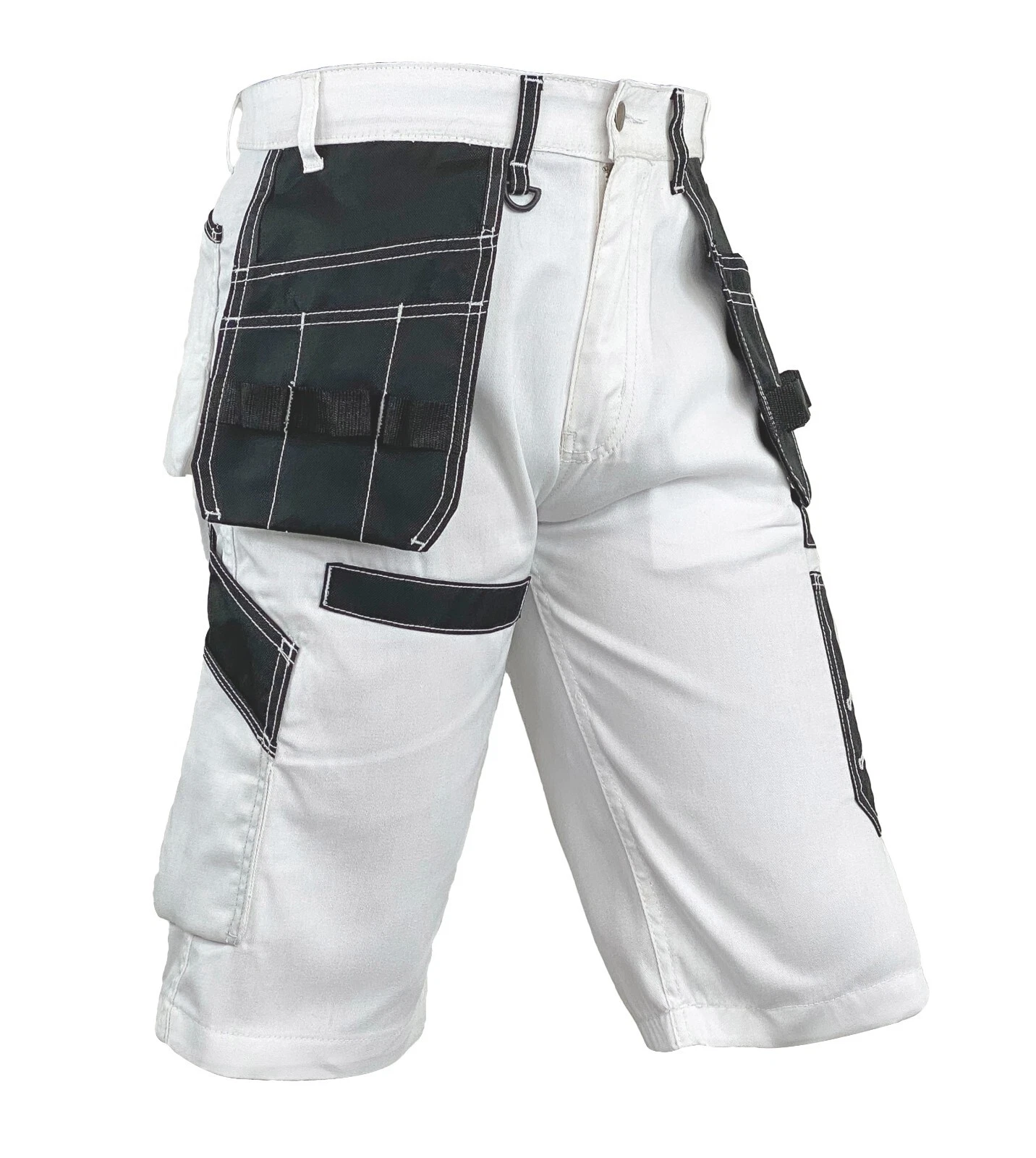 Mens Holster Pocket Combat Cargo Work Short Painter Tactical Work Working Shorts