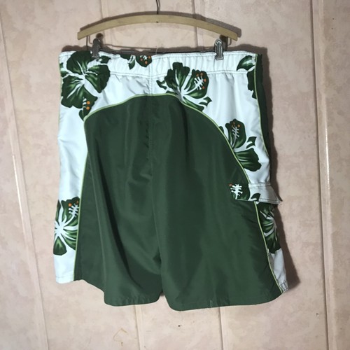 Men’s Arizona Hawaiian Floral DesignSwim Trunks XL With Pocket - Picture 4 of 10
