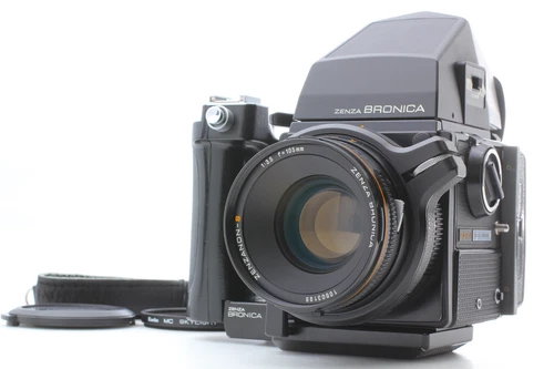 **MINT** Bronica SQ-A Film Camera w/ 105mm F3.5 Lens AE Finder Grip From JAPAN