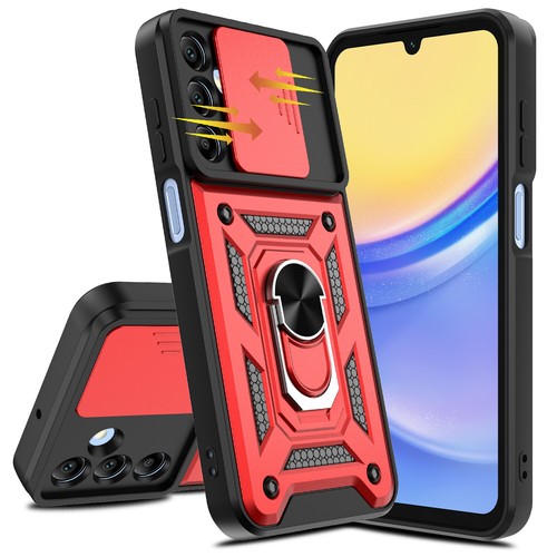For Samsung Galaxy A15 A25 A55 5G Hard Shockproof Case Magnetic Ring Stand Cover - Picture 28 of 49