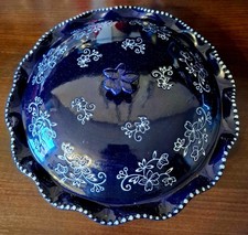 Temp-Tations Servierschale Floral Lace Blau